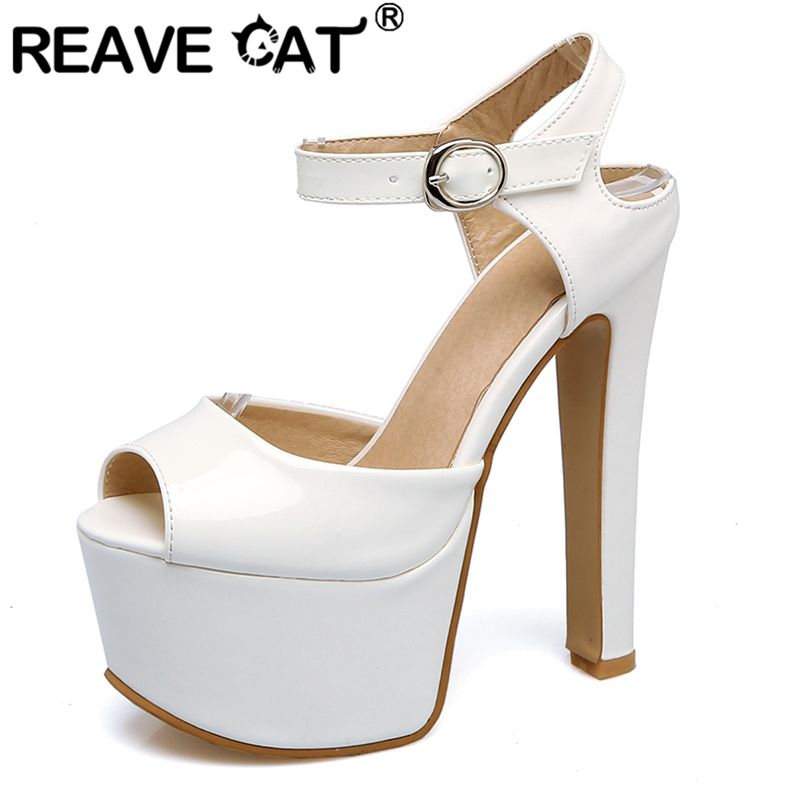 Leopard Print Heels - REAVE แมวแฟชั่นผู้หญิงรองเท้าแตะ Peep Toe รองเท้าส้นสูง 16