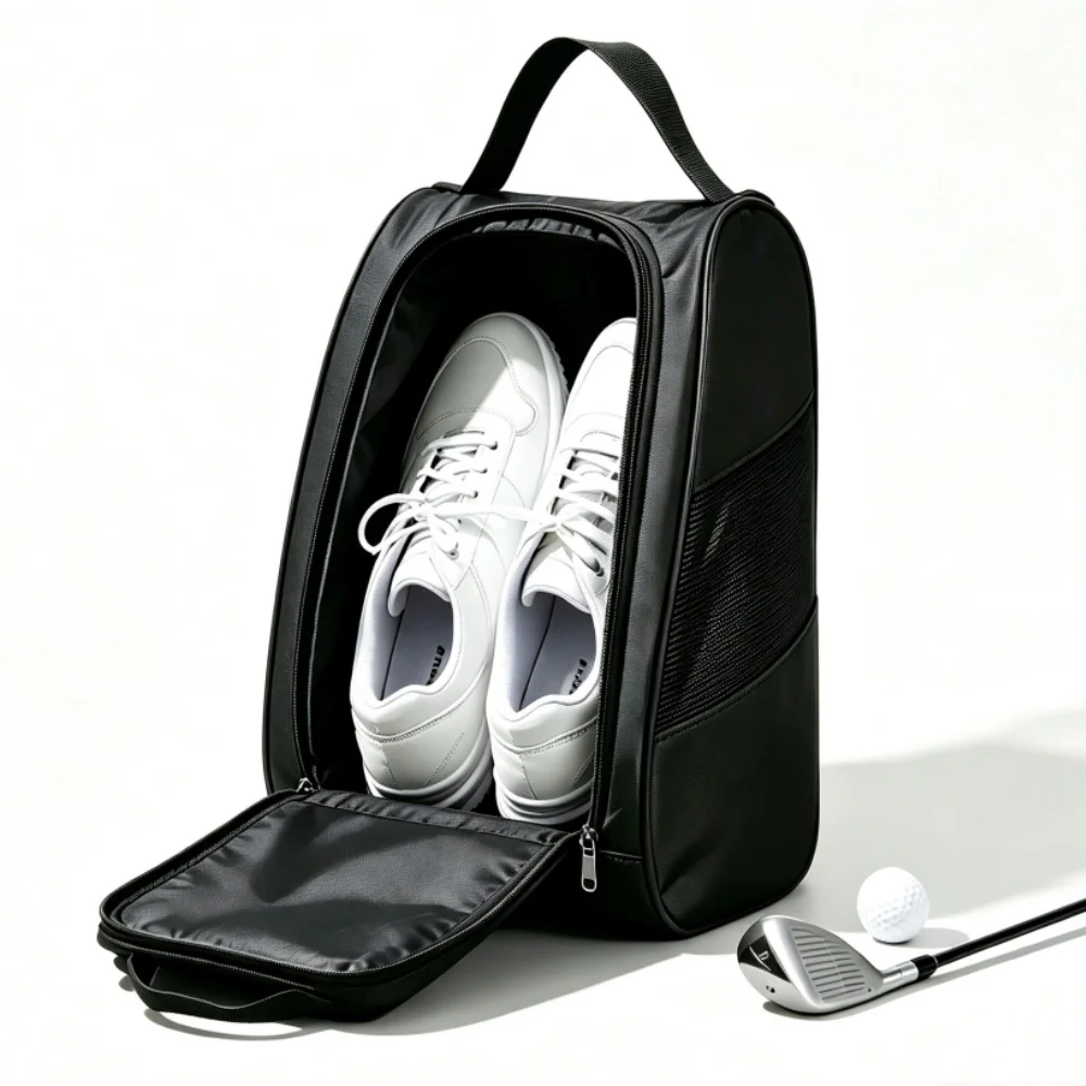 Women'S Shoes Ecco - กระเป๋าใส่รองเท้ากอล์ฟแบบพกพาสำหรับผู้ชายและผู้หญิง กระเป๋าใส่รองเท้าระบายอากาศ น้ำหนักเบา กระเป๋าถือกอล์ฟกันฝุ่น กระเป๋าใส่รองเท้าฟุตบอลและเทนนิส