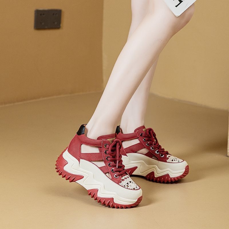 Women Shoes Size Chart - รองเท้าผ้าใบผู้หญิงทรง Chunky Platform สไตล์ Dad Sneakers