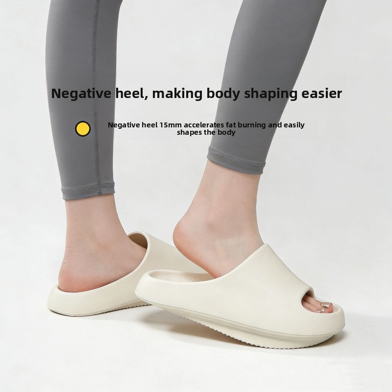 Women'S Shoes Quality - รองเท้าส้นเตี้ยสำหรับผู้หญิง รองเท้าแตะเสริมอุ้งเท้าเพื่อแก้ไขกระดูกเชิงกราน รองเท้าส้นสูงด้านหน้าและส้นเตี้ยด้านหลัง สำหรับใช้ในบ้าน ป้องกันการลื่น