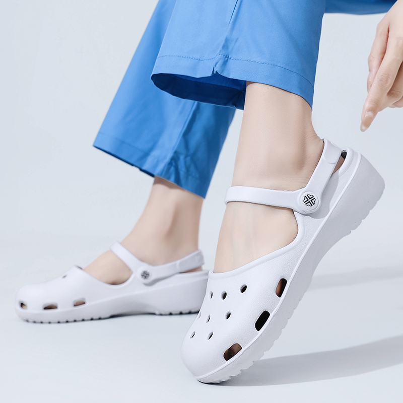 Women'S Shoes Crocs - รองเท้า Croc สำหรับผู้หญิง, รองเท้าแตะสีพื้นสำหรับฤดูร้อน น้ำหนักเบา แห้งเร็ว,
