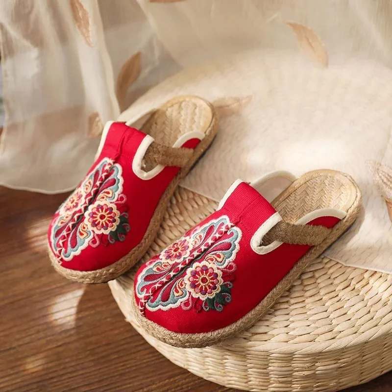 2025 ผู้หญิงสบายๆผ้าลินินเย็บป - Women'S Shoes Vegan บทวิจารณ์และราคา