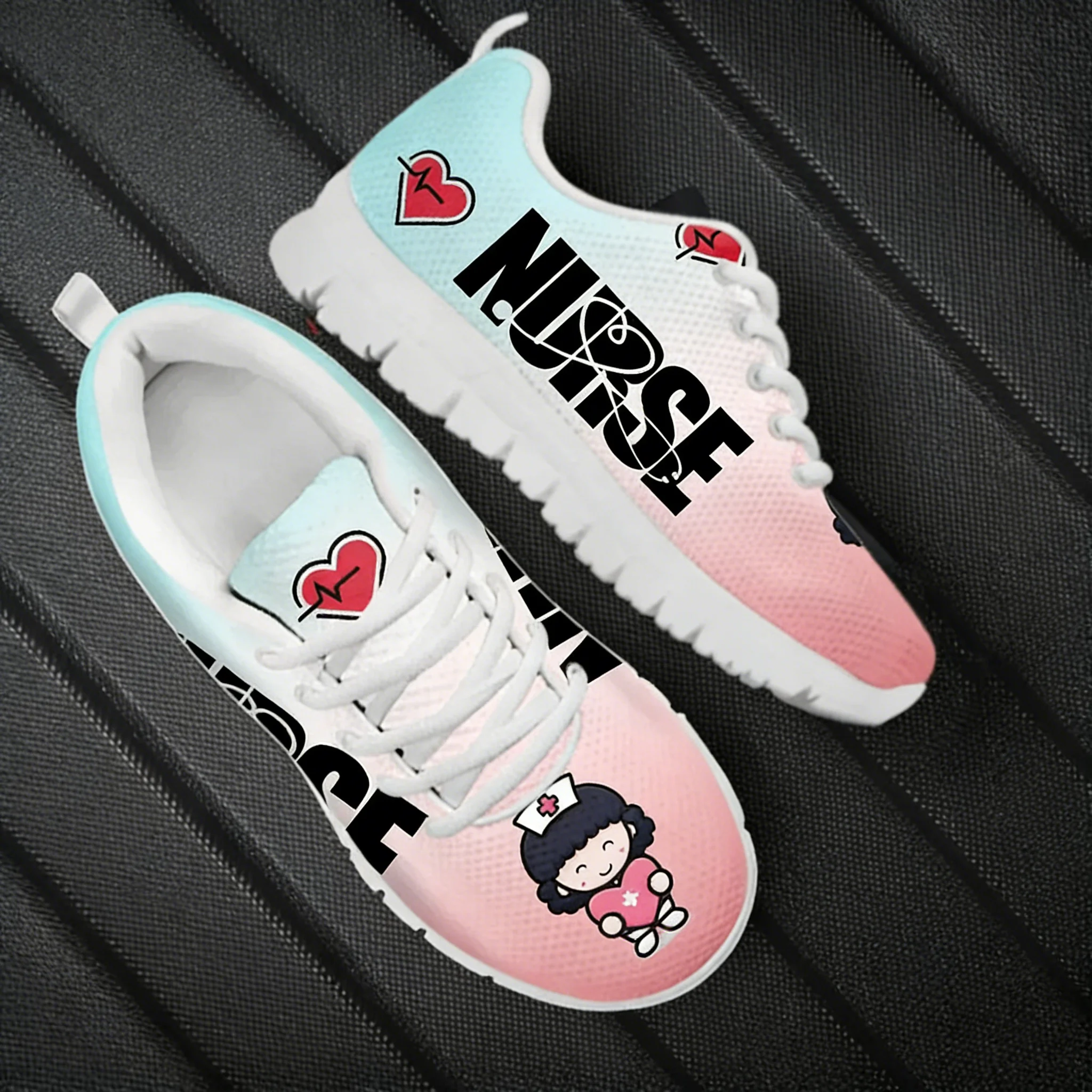 รองเท้าผ้าใบพยาบาลแฟชั่นใหม่สำ - Women'S Shoes Nursing บทวิจารณ์และราคา