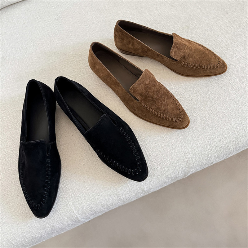 รองเท้าโลฟเฟอร์ผู้หญิงหนังแกะแ - Kids Shoes Women บทวิจารณ์และราคา