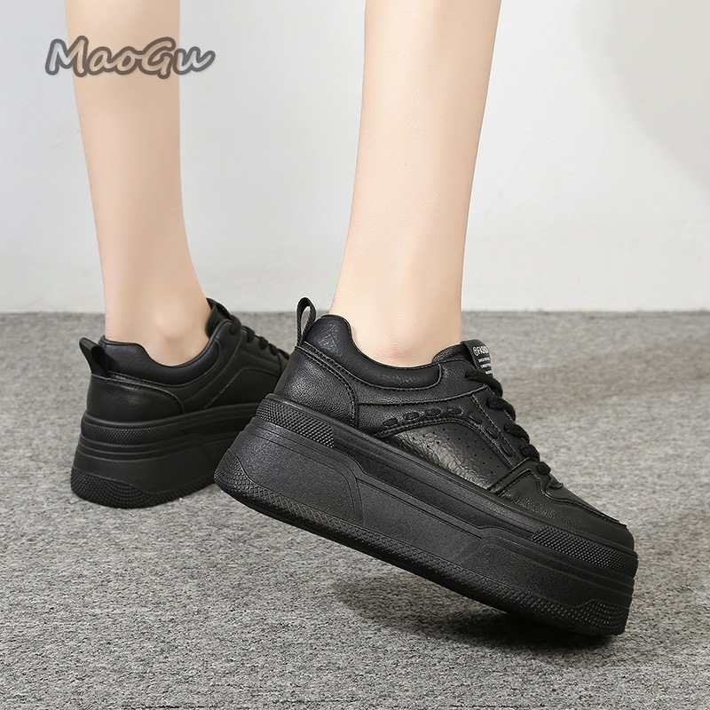 รองเท้าผ้าใบเสริมส้นสีขาวสำหรั - Women Shoes Size Chart บทวิจารณ์และราคา