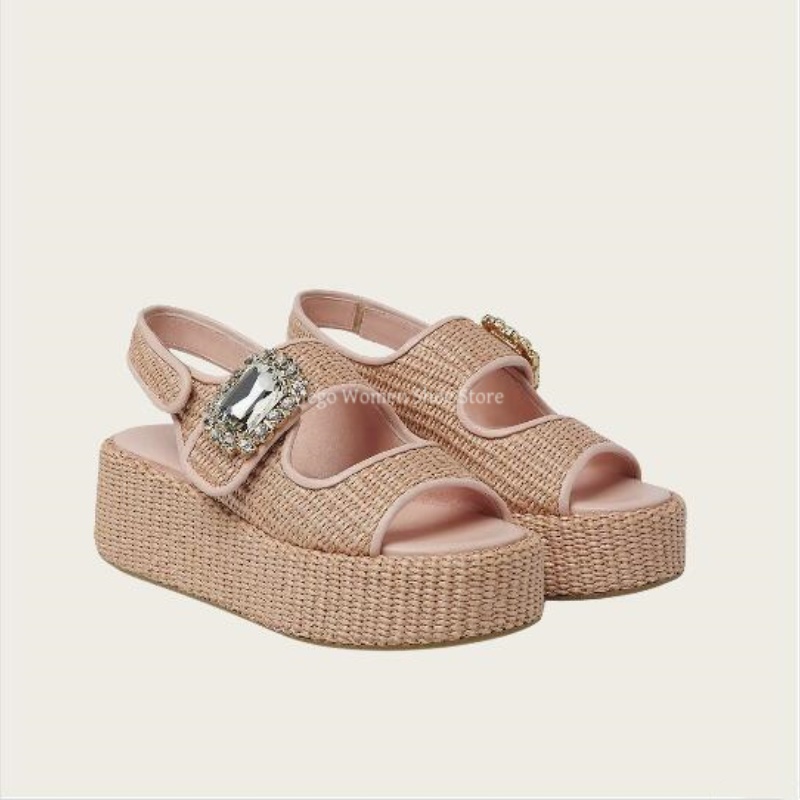 กัญชาทอหนา Soled รองเท้าแตะผู้ - Women'S Shoes Hands Free บทวิจารณ์และราคา