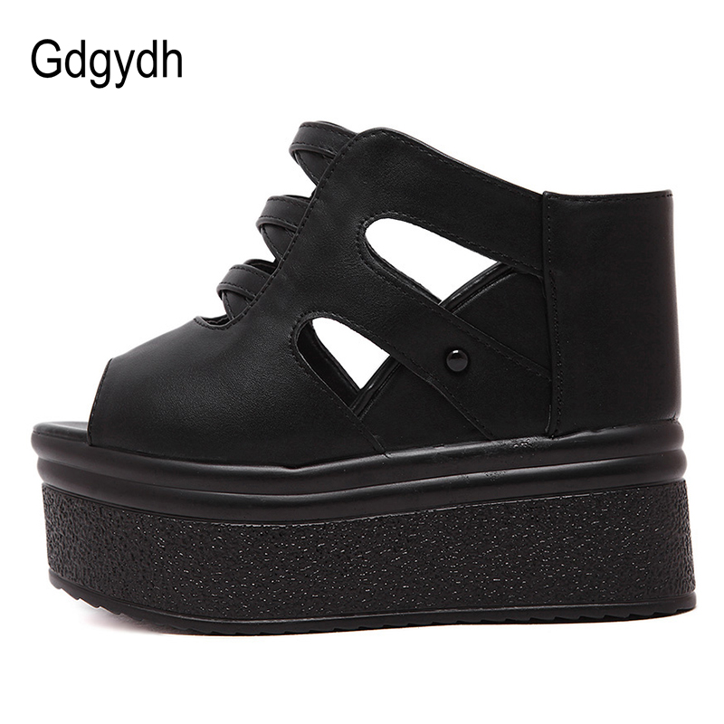 Gdgydh เปิดนิ้วเท้าแพลตฟอร์มล่ - Women'S Shoes Vegan บทวิจารณ์และราคา