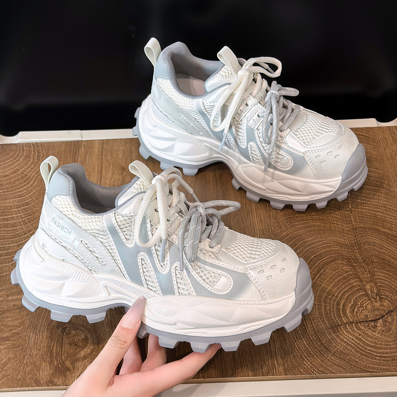 รองเท้าผ้าใบตาข่ายแบบหนาสำหรับ - Women Shoes Tennis บทวิจารณ์และราคา