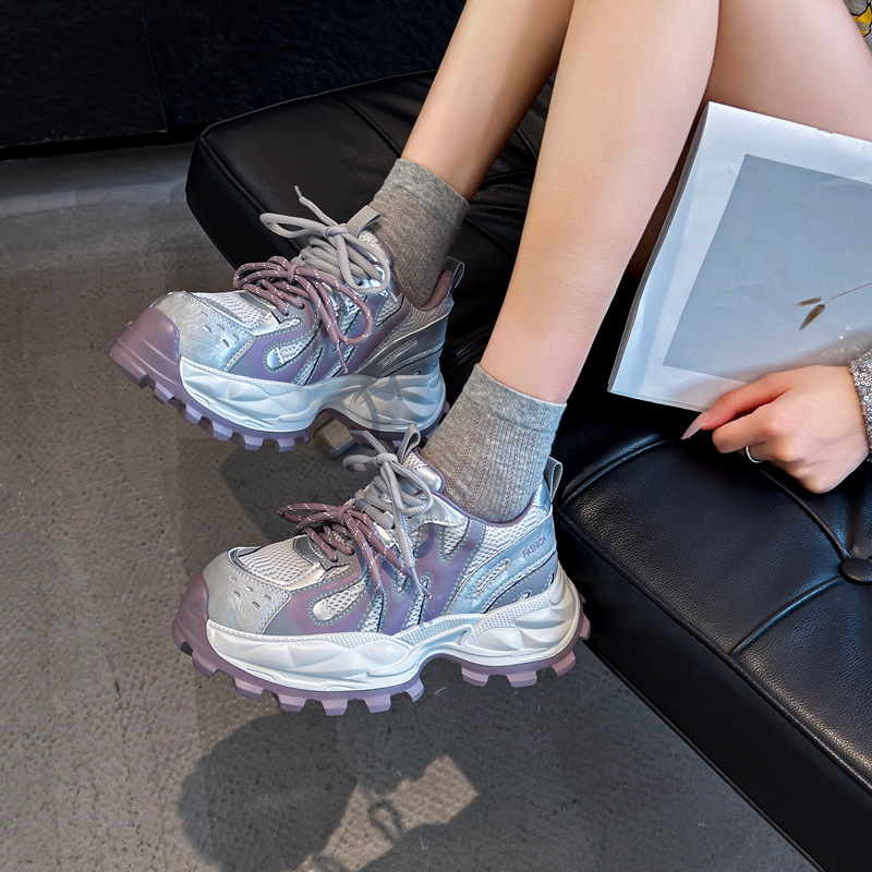 รองเท้าผ้าใบตาข่ายแบบหนาสำหรับ - Women Shoes Tennis บทวิจารณ์และราคา