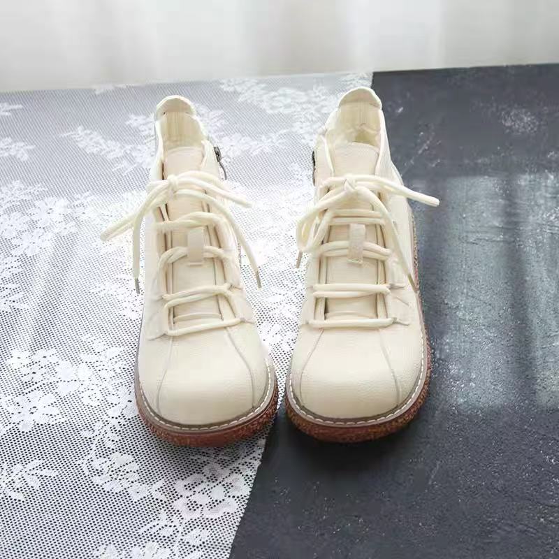 Careaymade-Vintage Lace Up รอง - Women Shoes Size Chart บทวิจารณ์และราคา