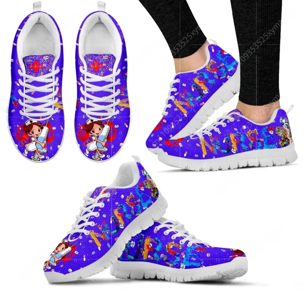 รองเท้าผ้าใบลายการ์ตูนพยาบาลน่ - Women'S Shoes Nursing บทวิจารณ์และราคา