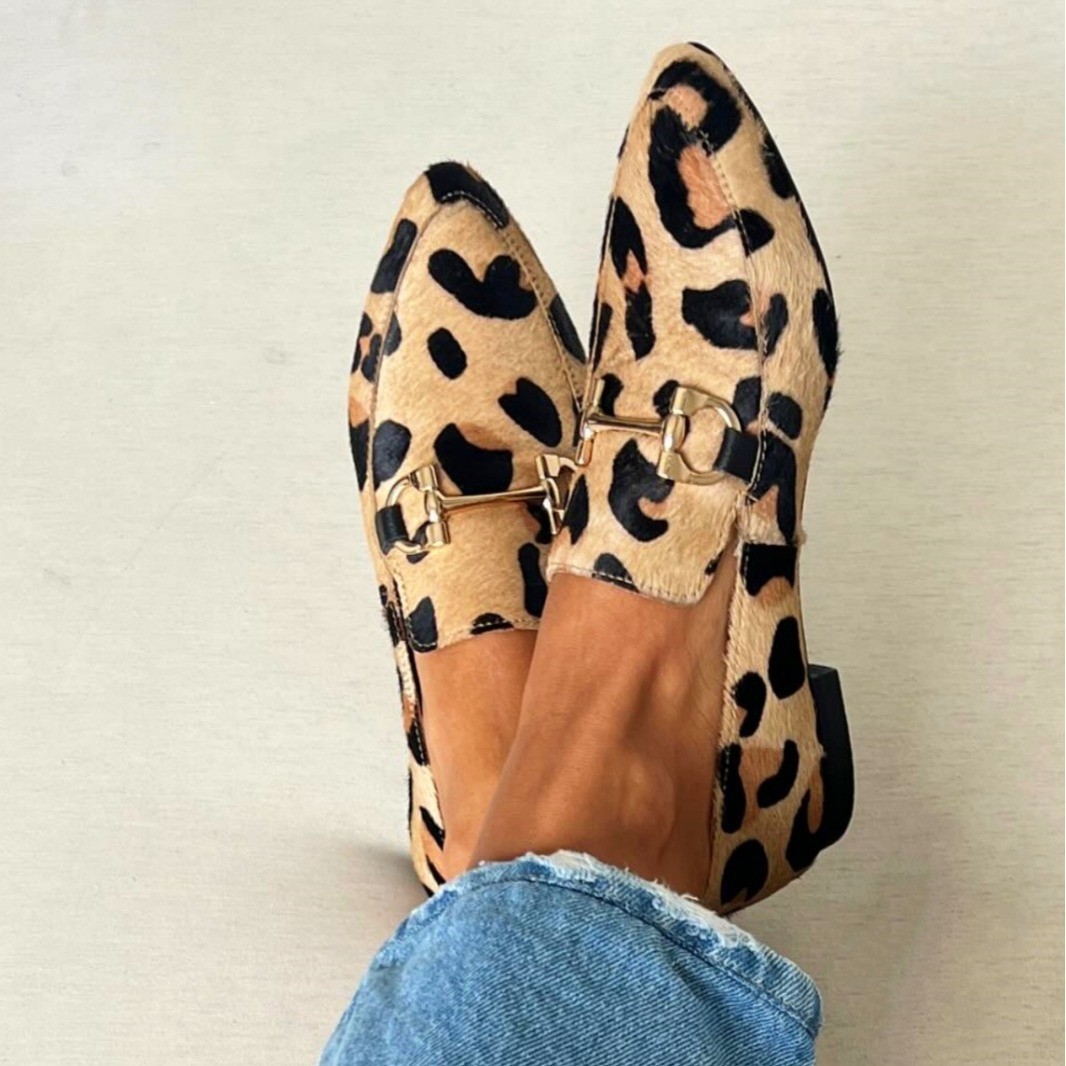 รองเท้าผู้หญิงลายเสือดาว ไซส์ใ - Women Shoes Mules บทวิจารณ์และราคา