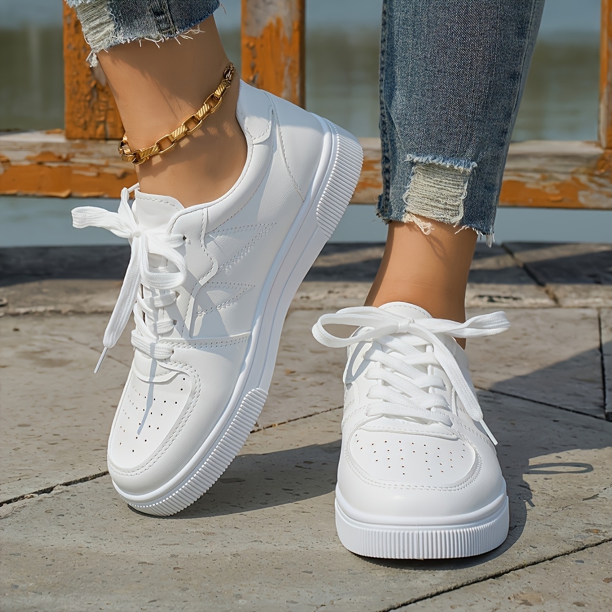 รองเท้าผ้าใบผู้หญิง รองเท้าวิ่ - Women Shoes Tennis บทวิจารณ์และราคา