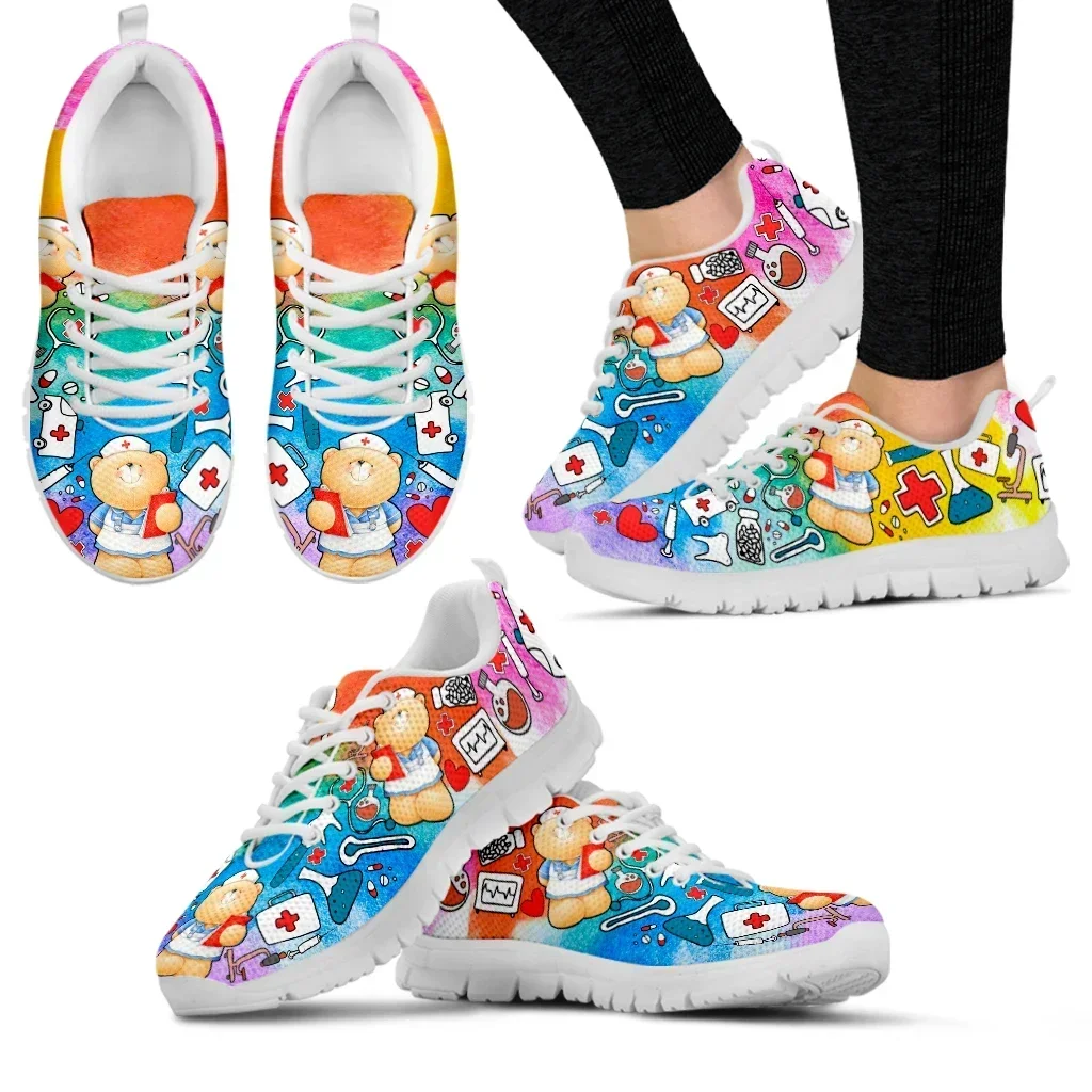 รองเท้าพยาบาลลายหมีน่ารัก รองเ - Women'S Shoes Nursing บทวิจารณ์และราคา