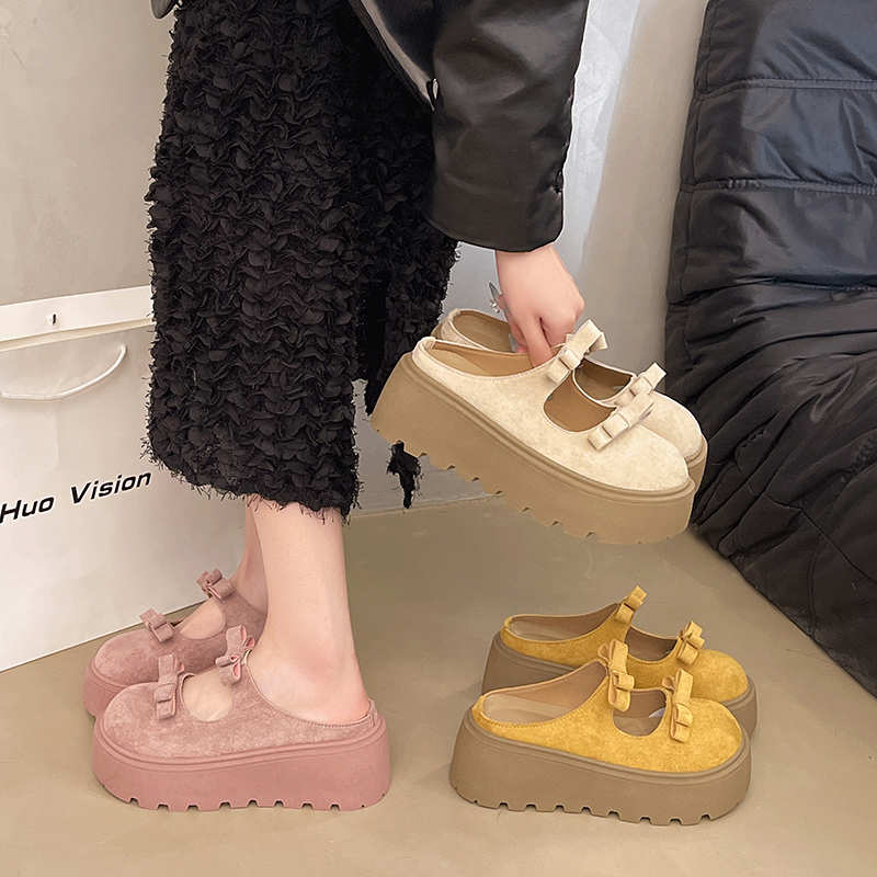 รองเท้าแตะกำมะหยี่แบบสวม รุ่น  - Women'S Shoes Hands Free บทวิจารณ์และราคา