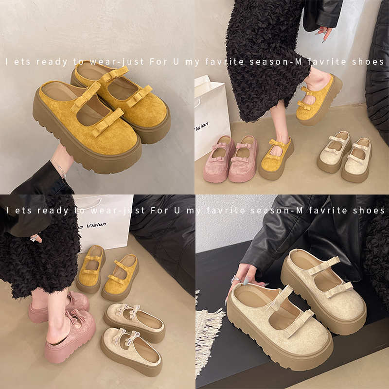 รองเท้าแตะกำมะหยี่แบบสวม รุ่น  - Women'S Shoes Hands Free บทวิจารณ์และราคา