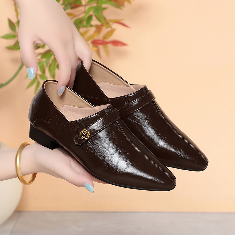 รองเท้าหนังนุ่มสไตล์วินเทจ ระบ - Women'S Shoes For Fall บทวิจารณ์และราคา