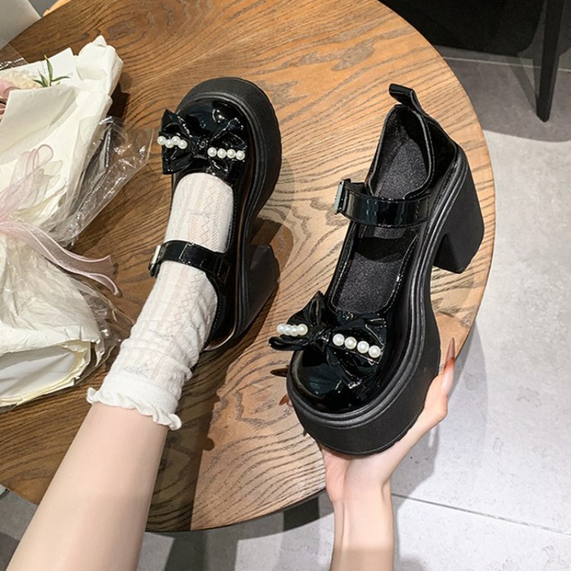 รองเท้าโลลิต้าสีดำ ปี 2026 รอง - Women'S Shoes Quality บทวิจารณ์และราคา