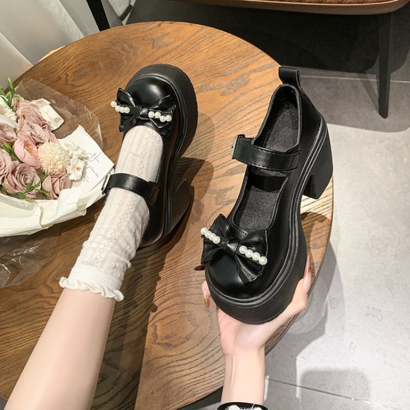 รองเท้าโลลิต้าสีดำ ปี 2026 รอง - Women'S Shoes Quality บทวิจารณ์และราคา