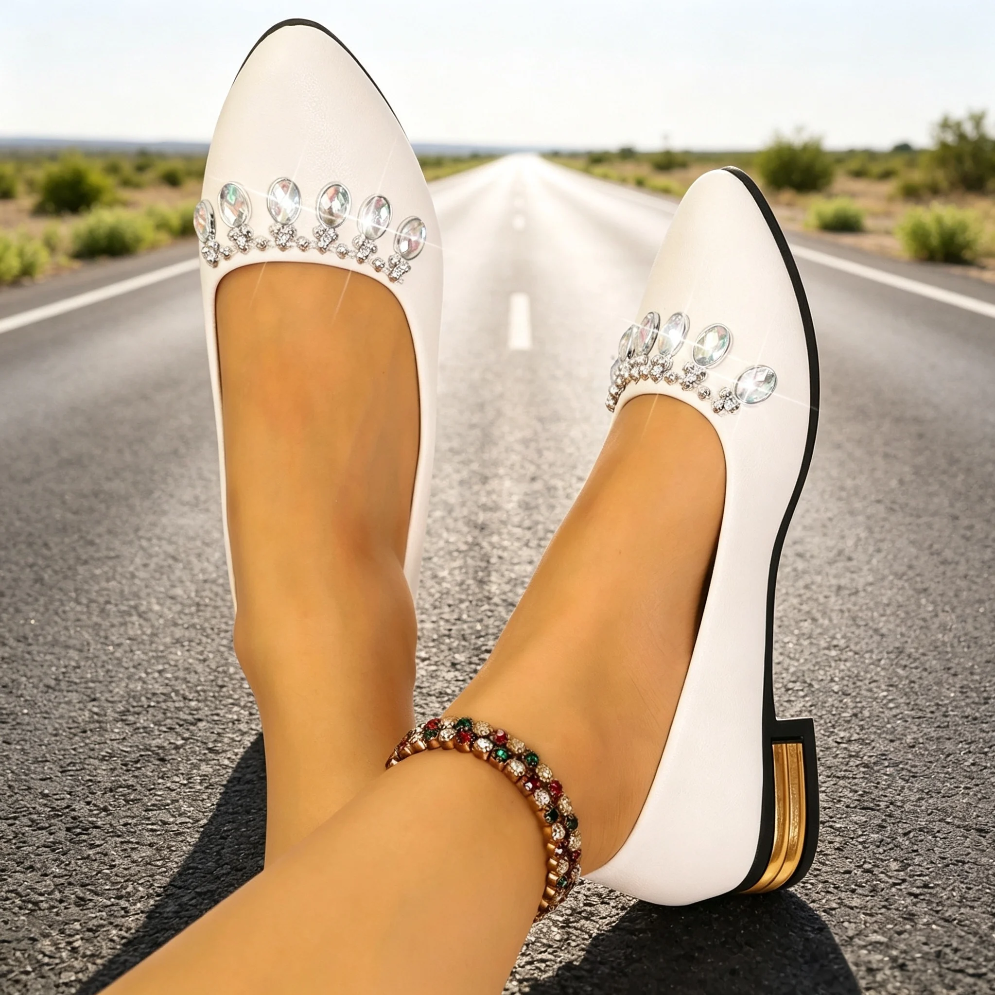 รองเท้าส้นแบนสำหรับผู้หญิง หัว - Women'S Shoes Quality บทวิจารณ์และราคา