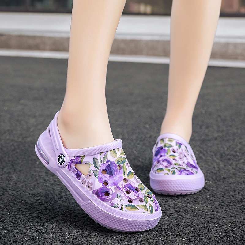 ฤดูร้อนผู้หญิงดอกไม้ Graffiti  - Women'S Shoes Crocs บทวิจารณ์และราคา
