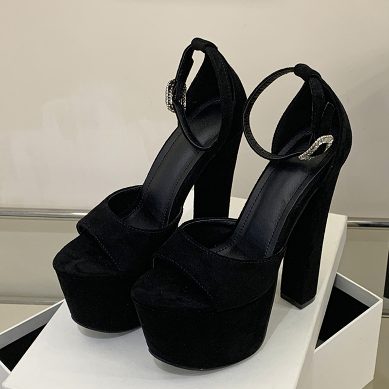 รองเท้าส้นสูงแบบหนา รุ่น Liyke - Women Shoes Model บทวิจารณ์และราคา