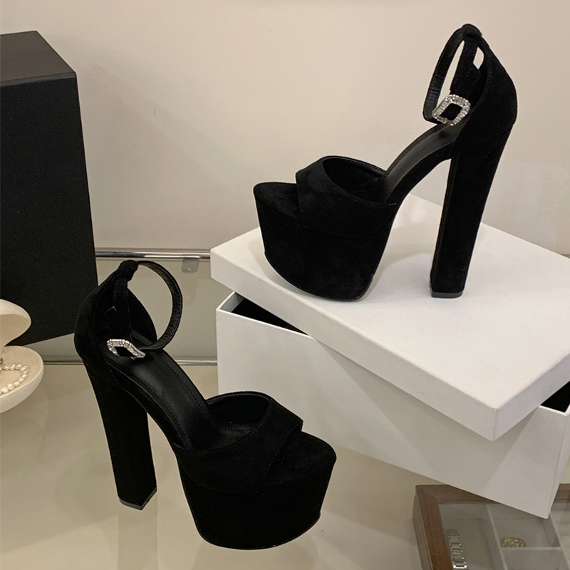 รองเท้าส้นสูงแบบหนา รุ่น Liyke - Women Shoes Model บทวิจารณ์และราคา