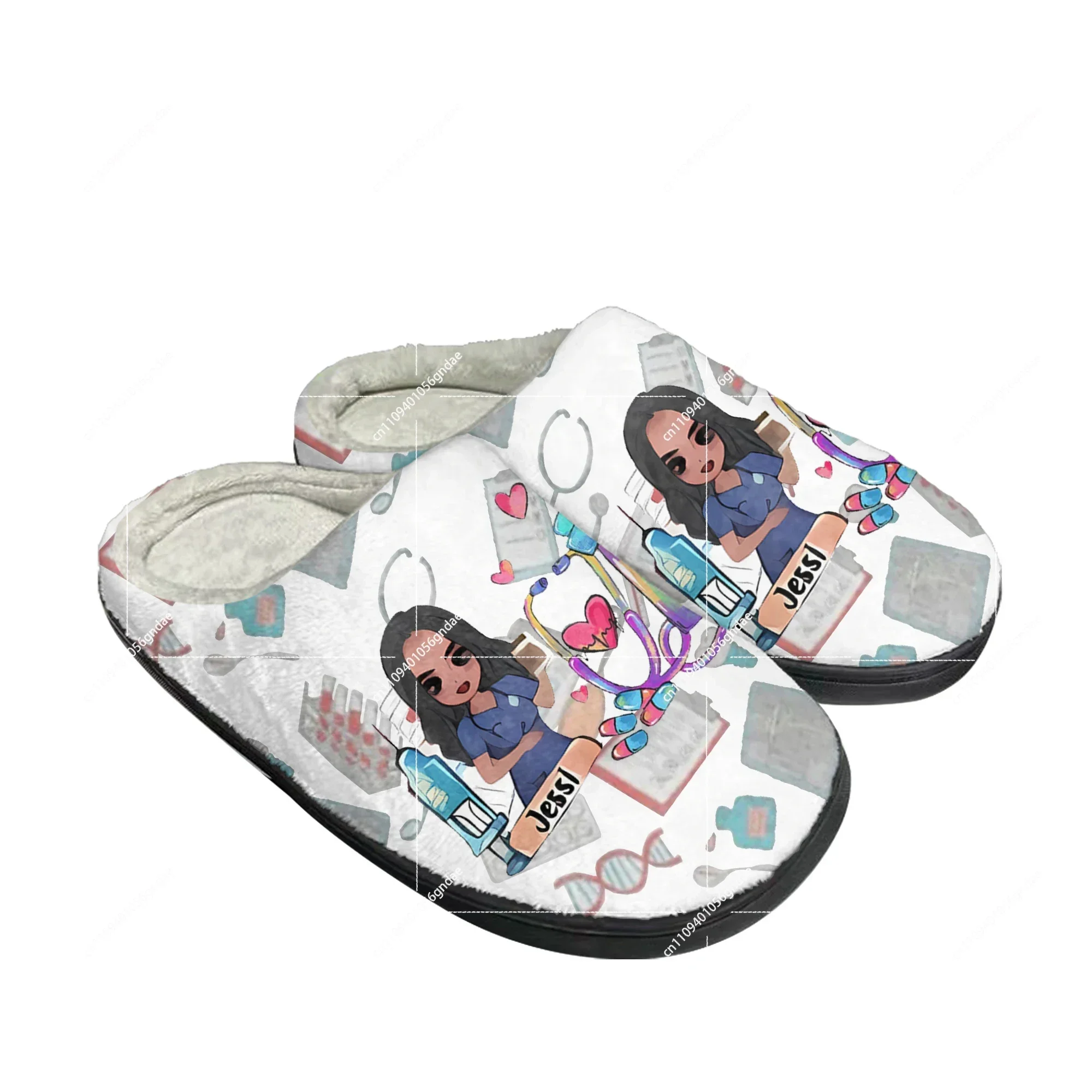 รองเท้าแตะผ้าฝ้ายลายการ์ตูนพยา - Women'S Shoes Nursing บทวิจารณ์และราคา