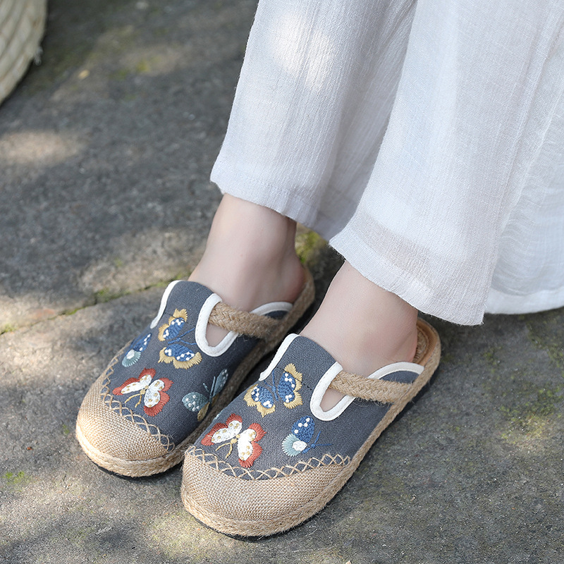 2025 ผู้หญิงสบายๆผ้าลินินเย็บป - Women'S Shoes Vegan บทวิจารณ์และราคา
