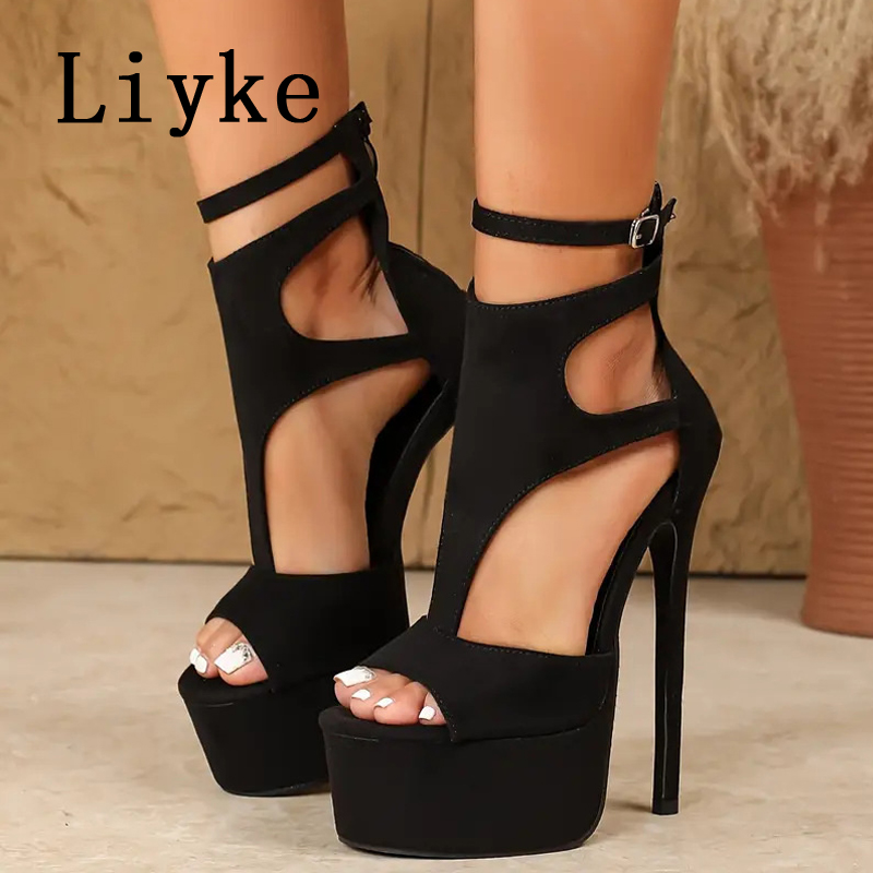รองเท้าส้นสูงแบบแพลตฟอร์ม รุ่น - Leopard Print Heels บทวิจารณ์และราคา