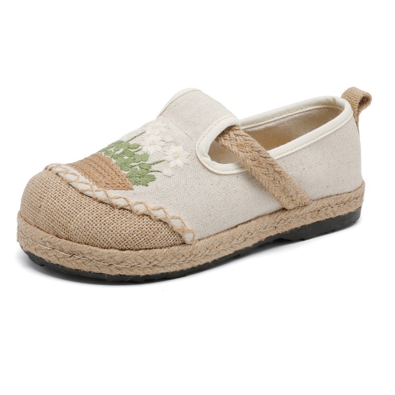 Veowalk ดอกไม้ปักผู้หญิง Handm - Women'S Shoes Vegan บทวิจารณ์และราคา