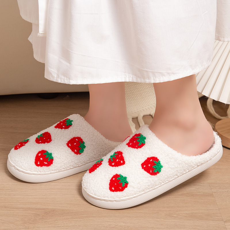 รองเท้าแตะผู้หญิงลายสตรอว์เบอร - Women'S Shoes For Fall บทวิจารณ์และราคา