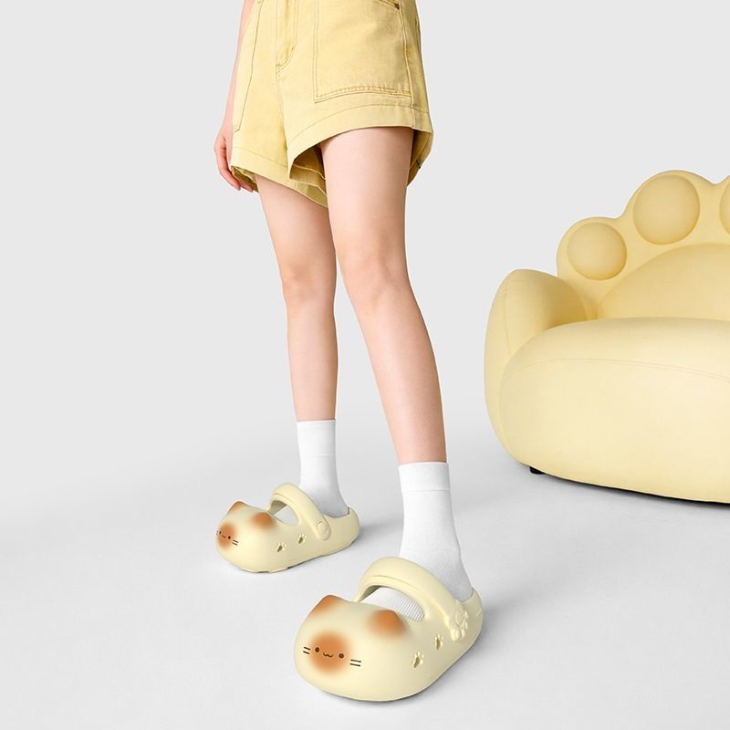 รองเท้าแตะแมวดำดีไซน์ใหม่สำหรั - Women Shoes Mules บทวิจารณ์และราคา