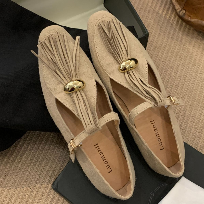 Faux Suede T-Type Flats ผู้หญิ - Women Shoes Types บทวิจารณ์และราคา