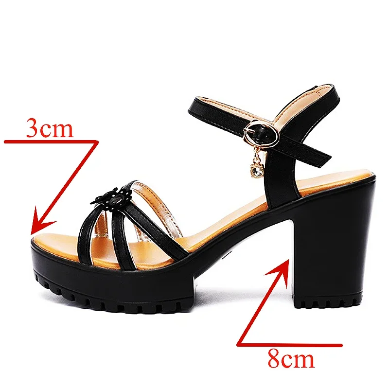 รองเท้าส้นสูงแบบแพลตฟอร์มหนังน - Women Shoes Model บทวิจารณ์และราคา